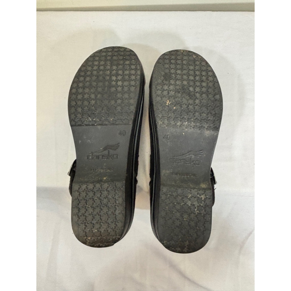 Women's Dansko Mary Jane Shoes Size 40 Black - Picture 7 of 9